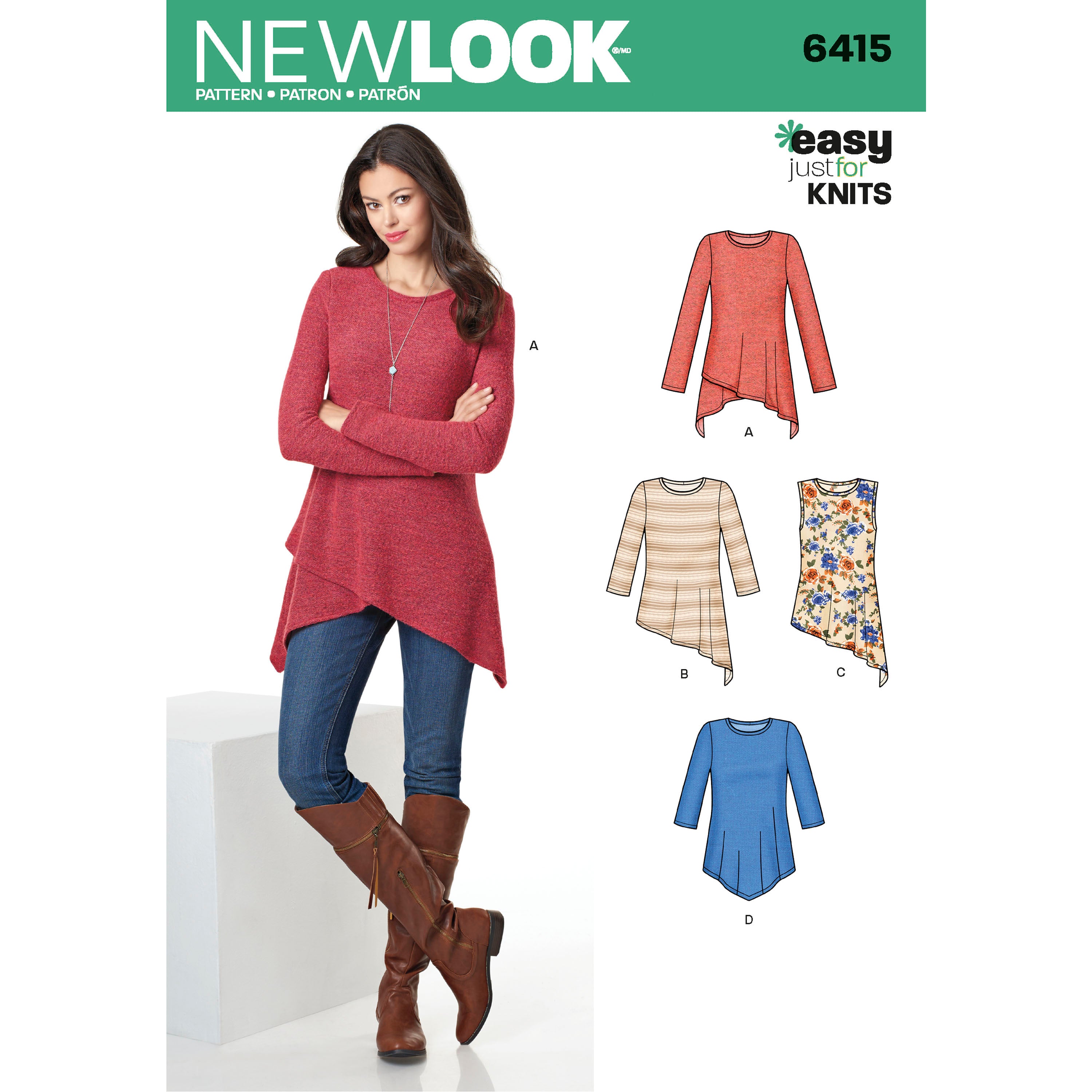 New Look Knit Tunics N6415