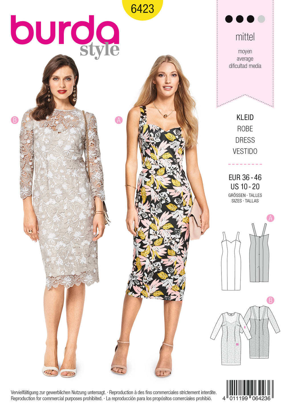 Burda Dresses 6423