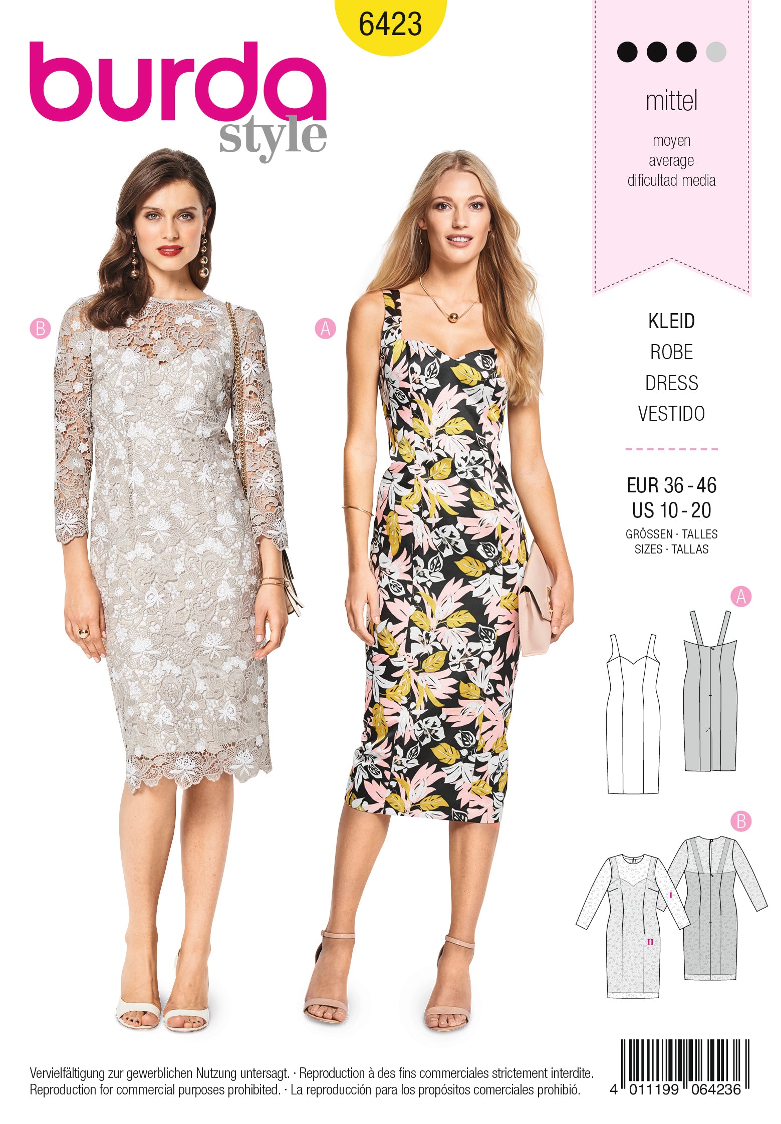 Burda Dresses 6423