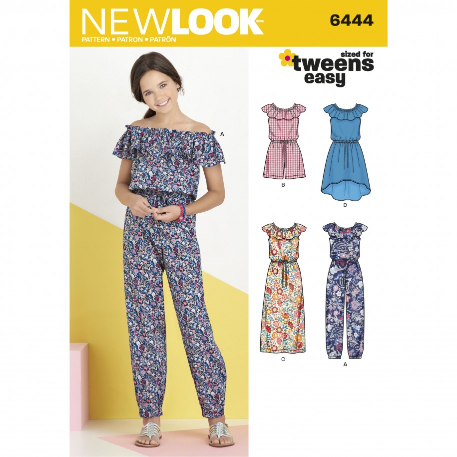 New Look Child Dress and Jumpsuit N6444