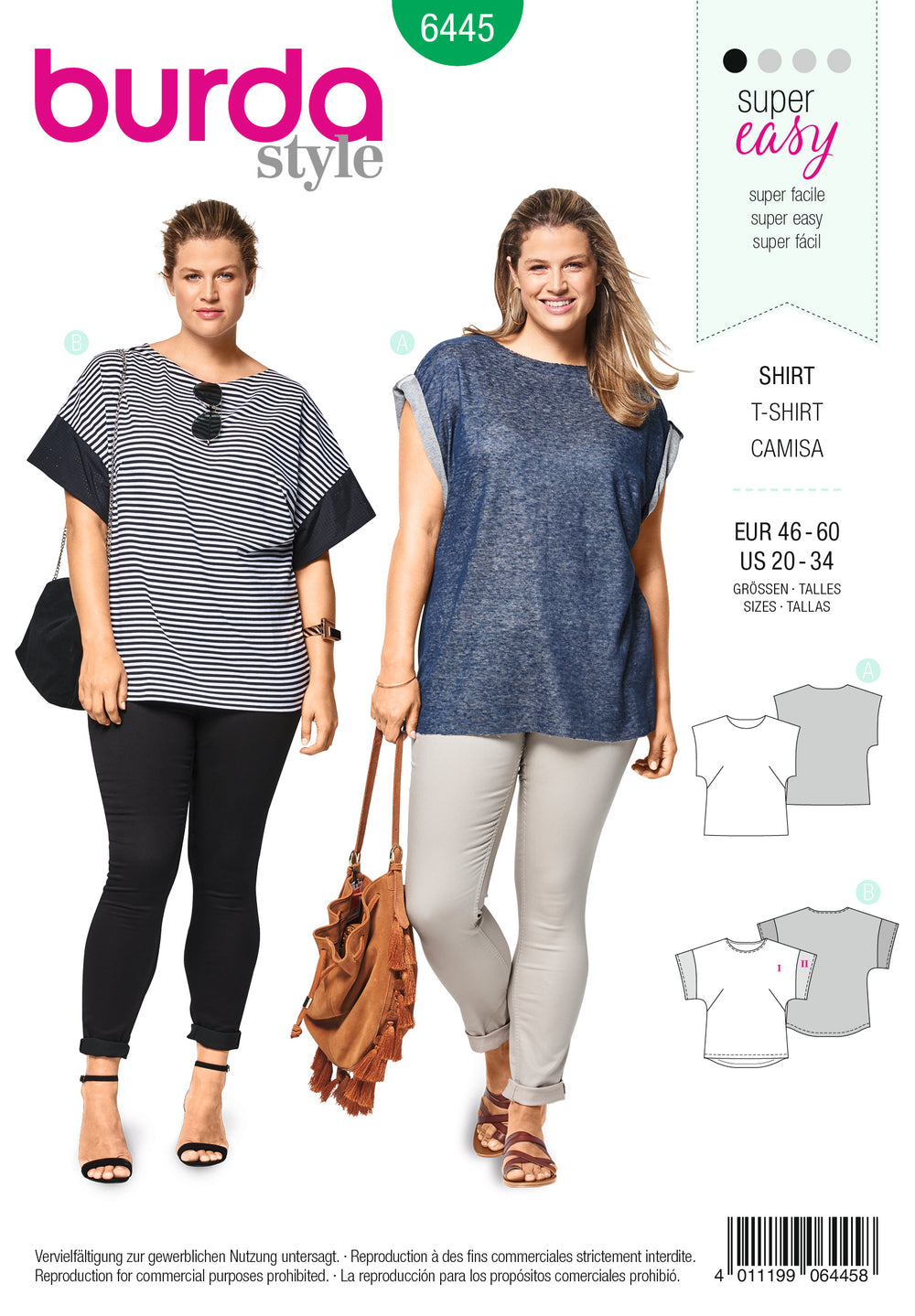 Burda Tops 6445