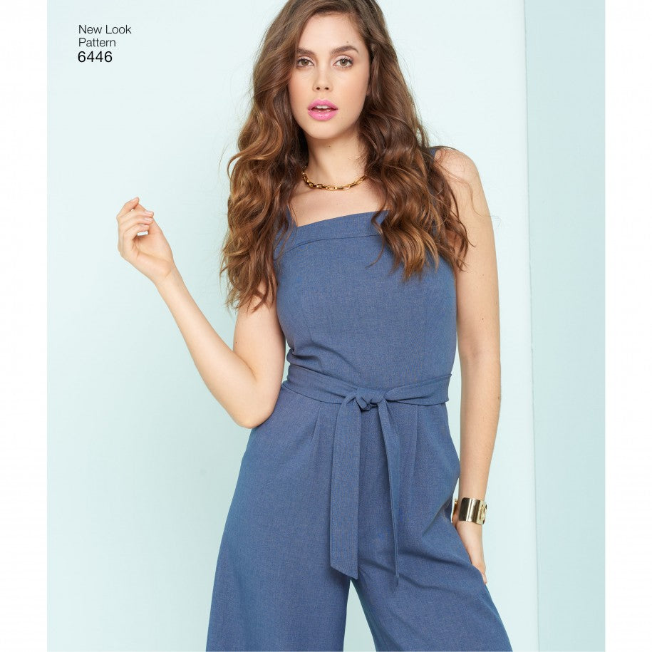 New Look Jumpsuit and Dress N6446 The Fold Line