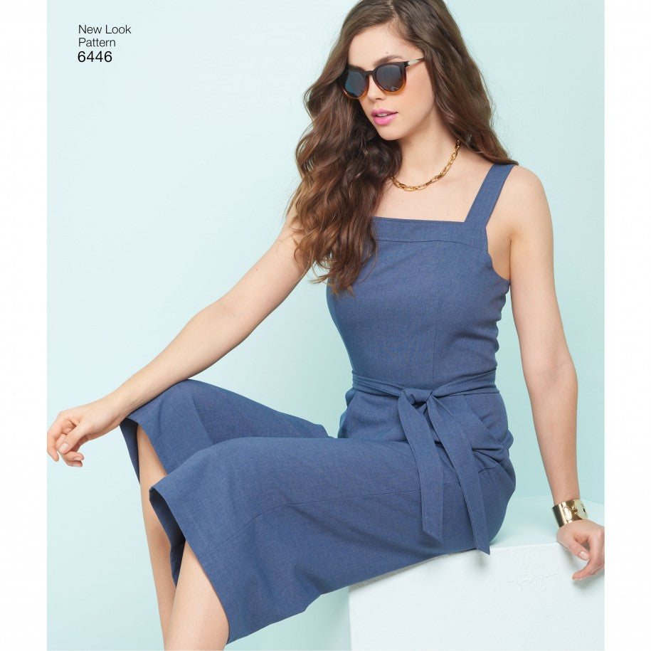 New Look Jumpsuit and Dress N6446 The Fold Line