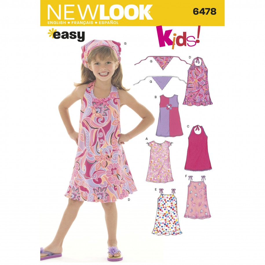 New Look Children's Dress N6478