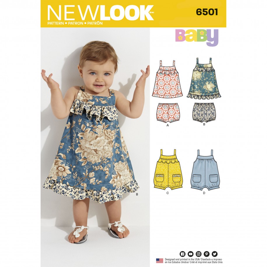 New Look Baby Dress and Romper N6501