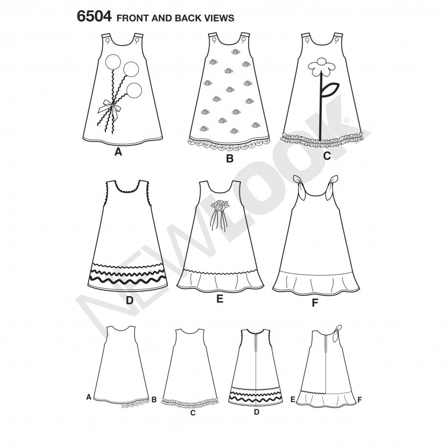 New Look Child Dress N6504