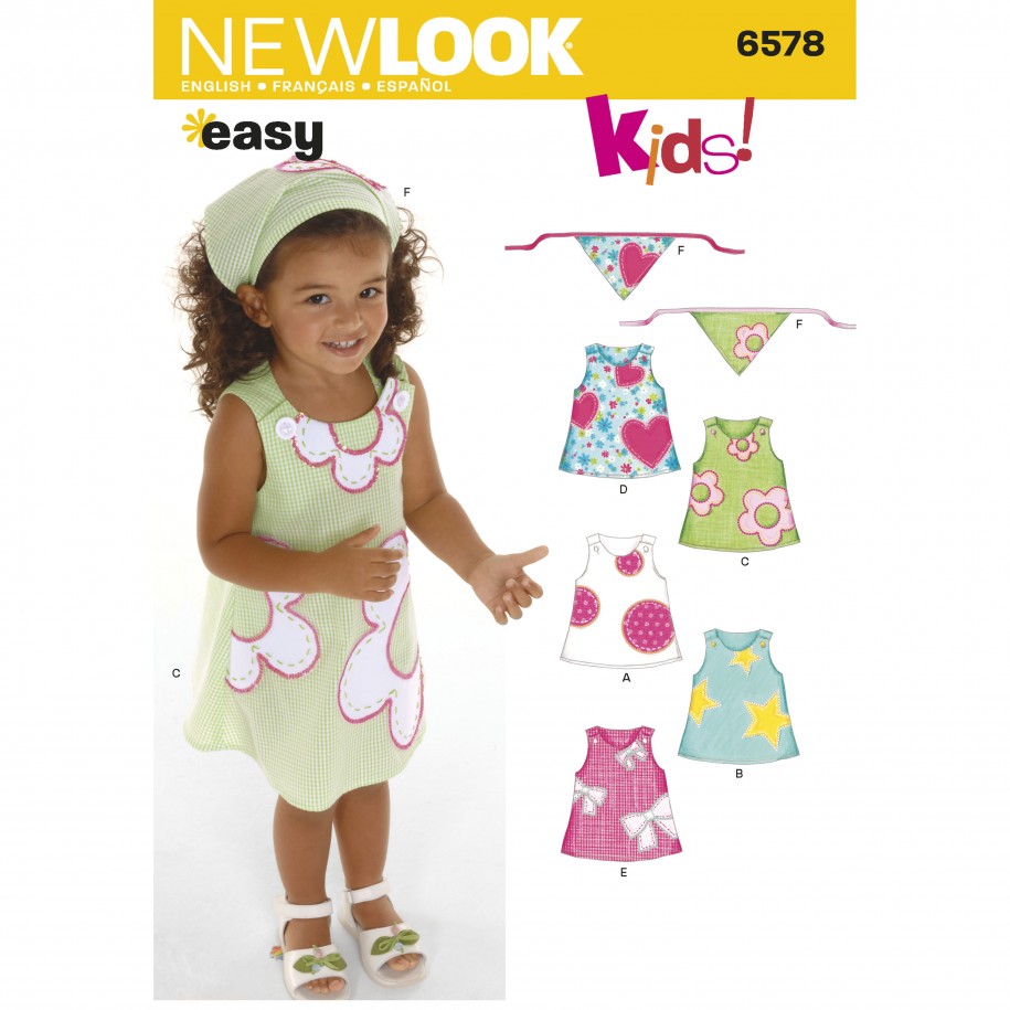 New Look Child/Baby Dresses N6578