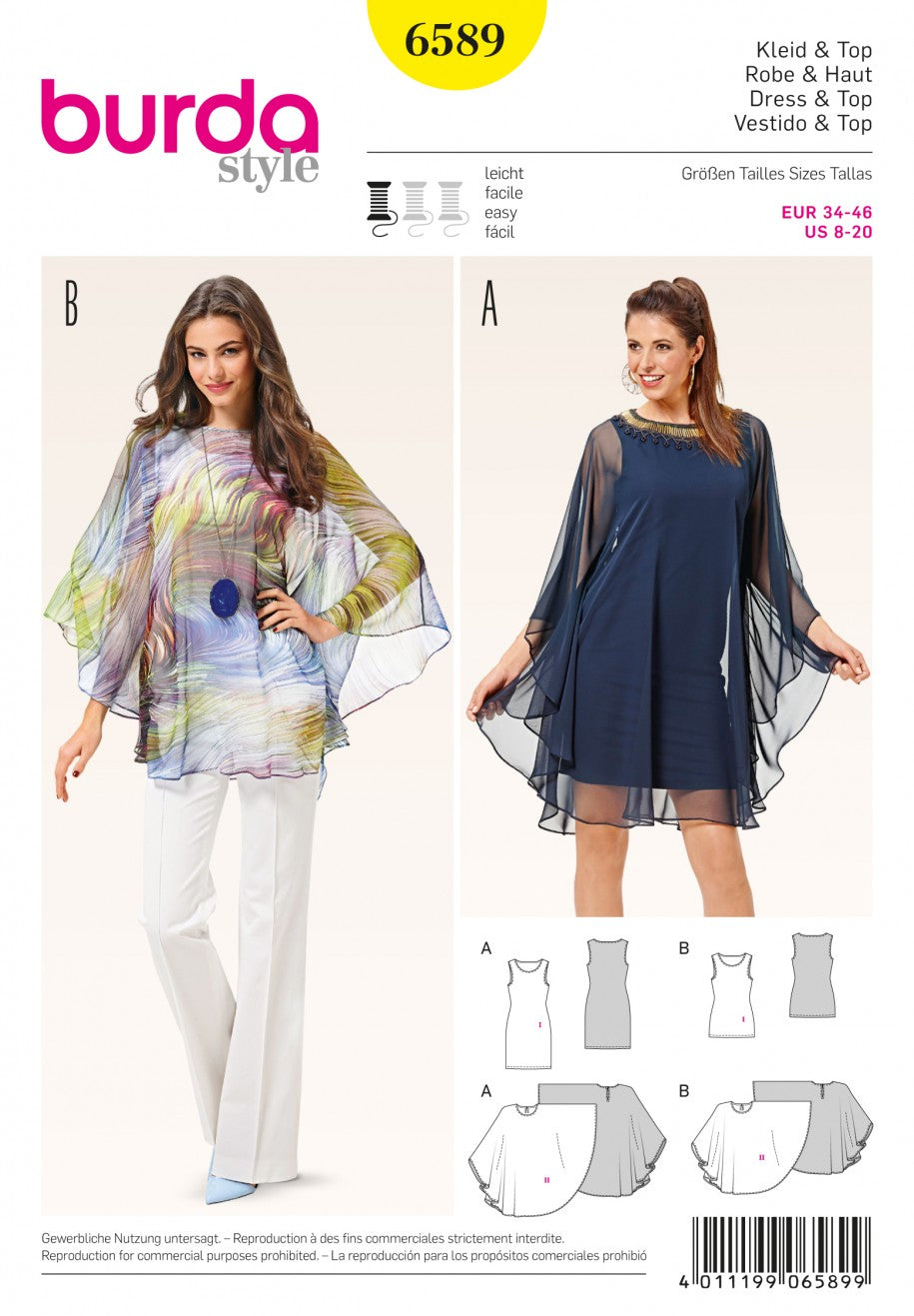 Burda Dress and Top 6589