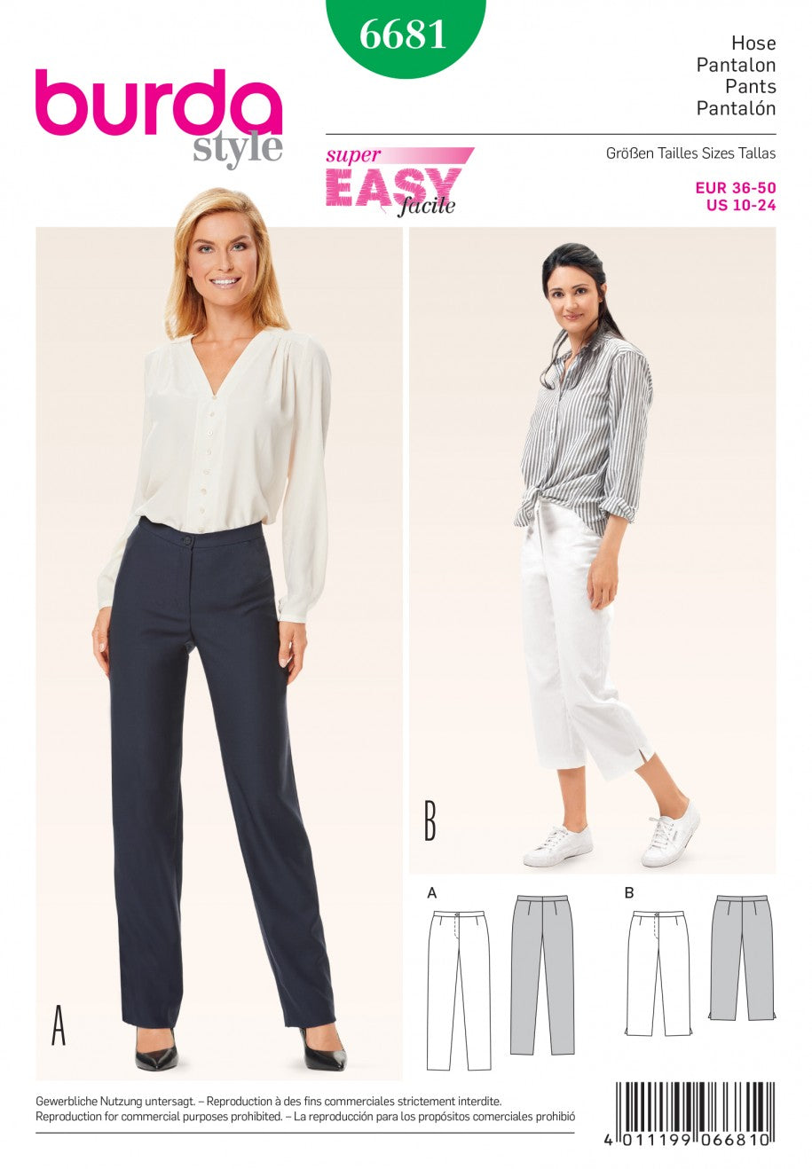 Burda Trousers 6681