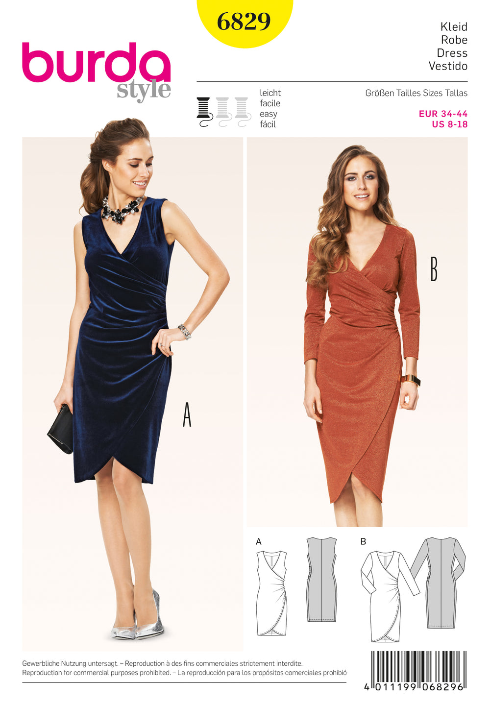 Burda Dresses 6829