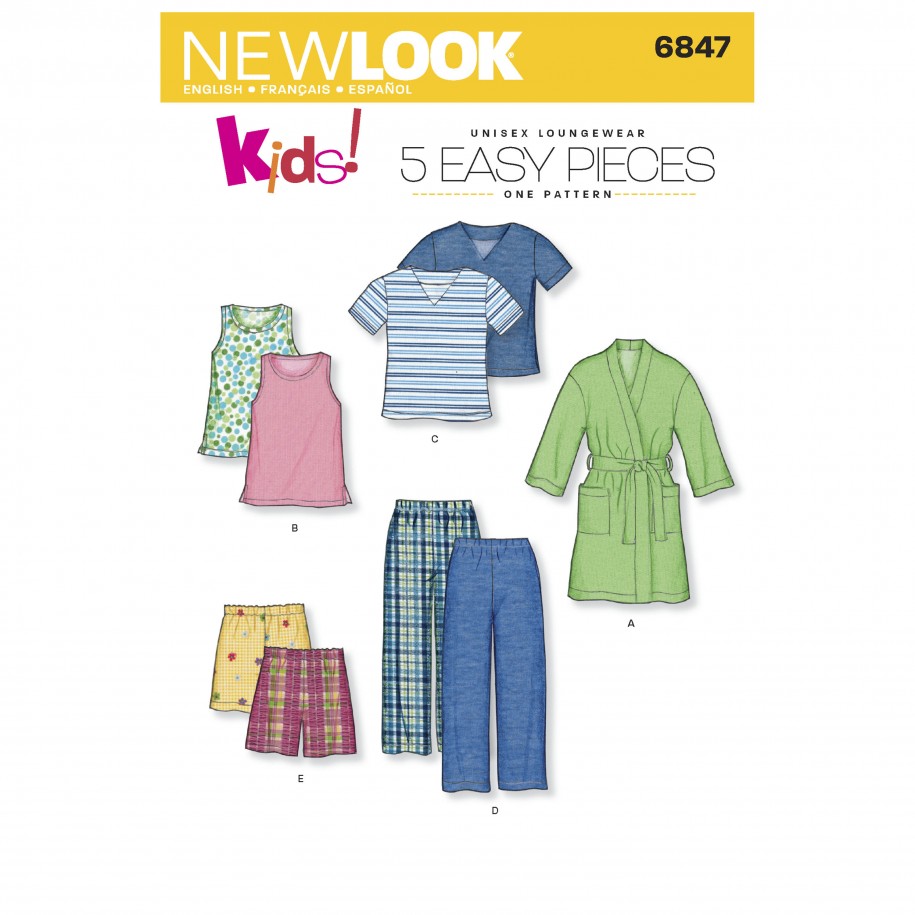 New Look Children's Nightwear N6847