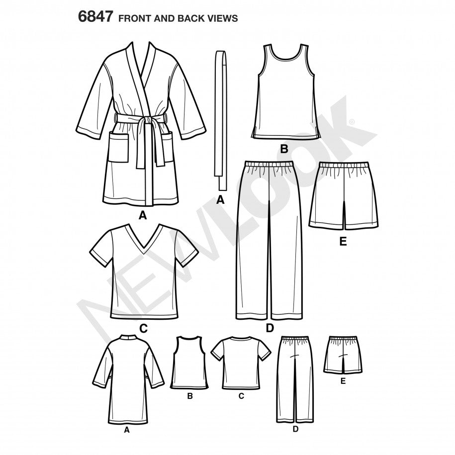 New Look Children's Nightwear N6847