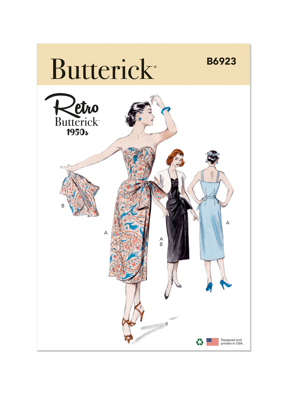 Butterick Vintage Dress & Jacket B6923