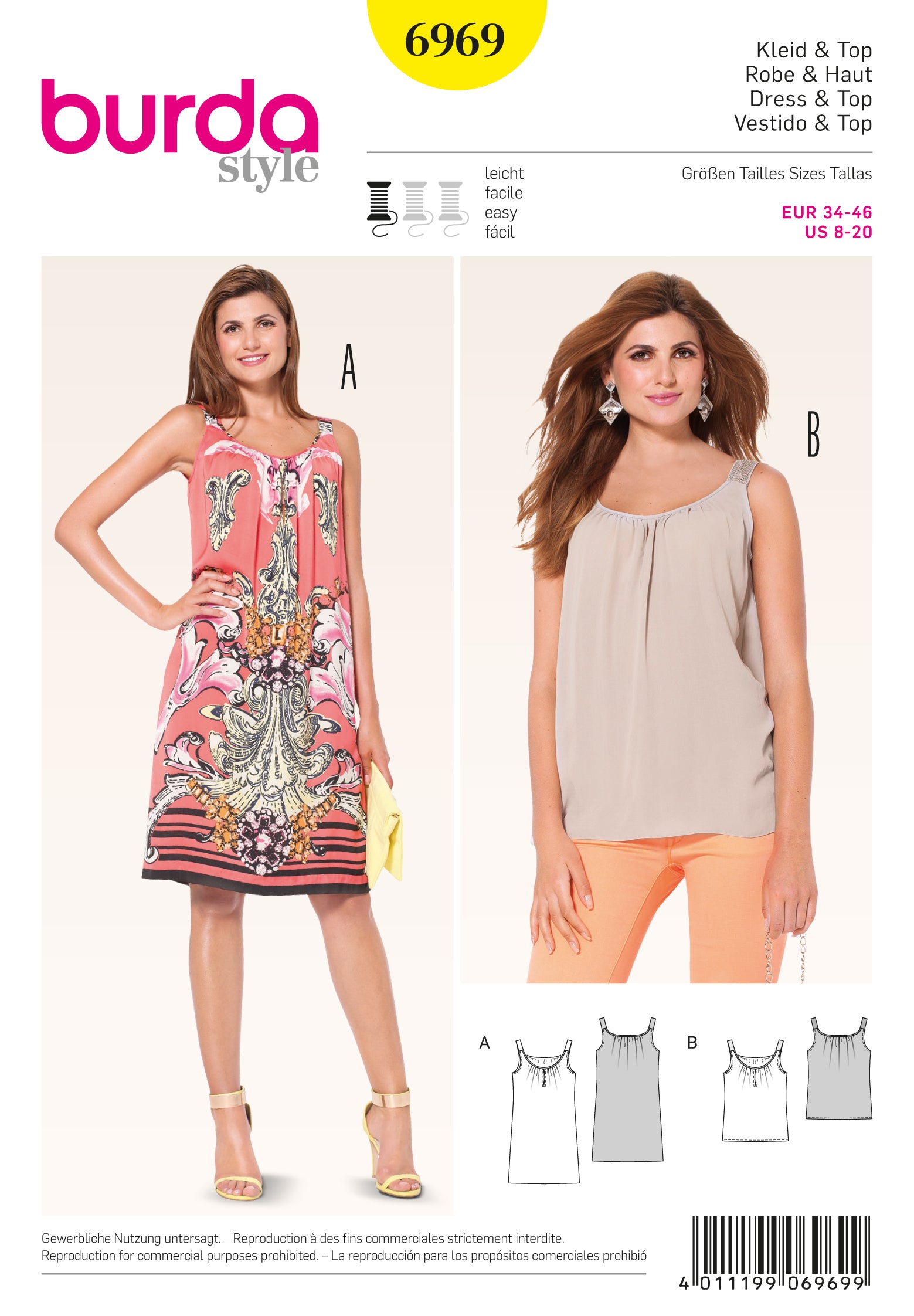 Burda Dress and Top 6969