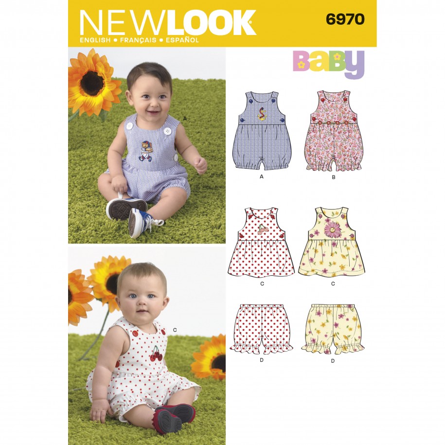 New Look Baby Romper, Dress & Panties N6970