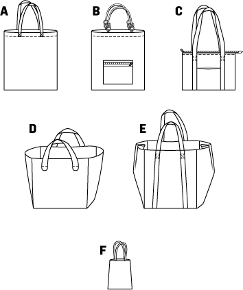 Burda Shopping Bags 7158