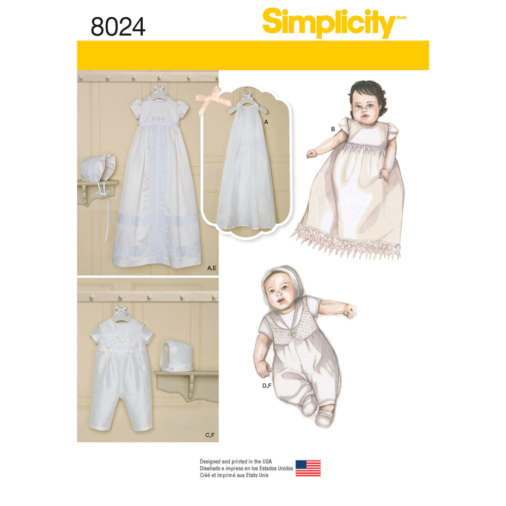 Simplicity Classic Christening Sets S8024
