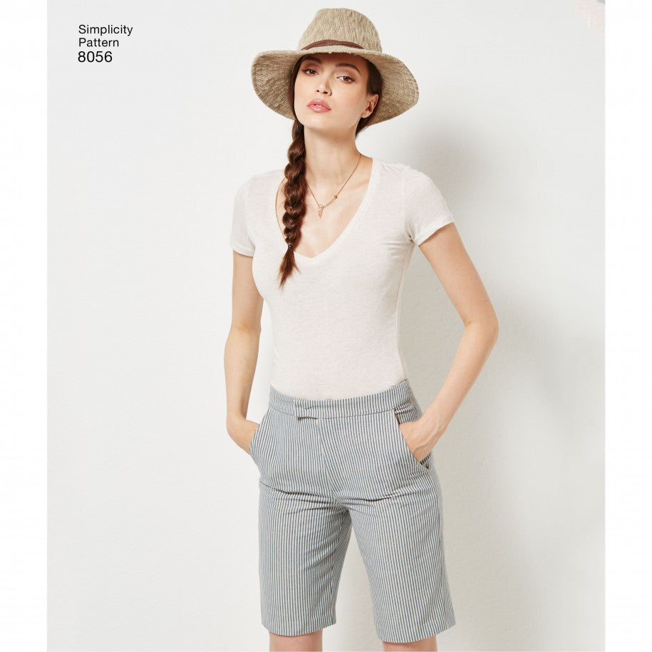 Simplicity Amazing Fit Trousers/Shorts S8056