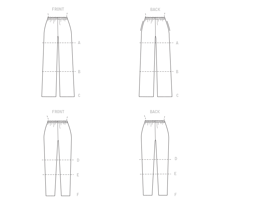 McCalls Shorts and Trousers M8057