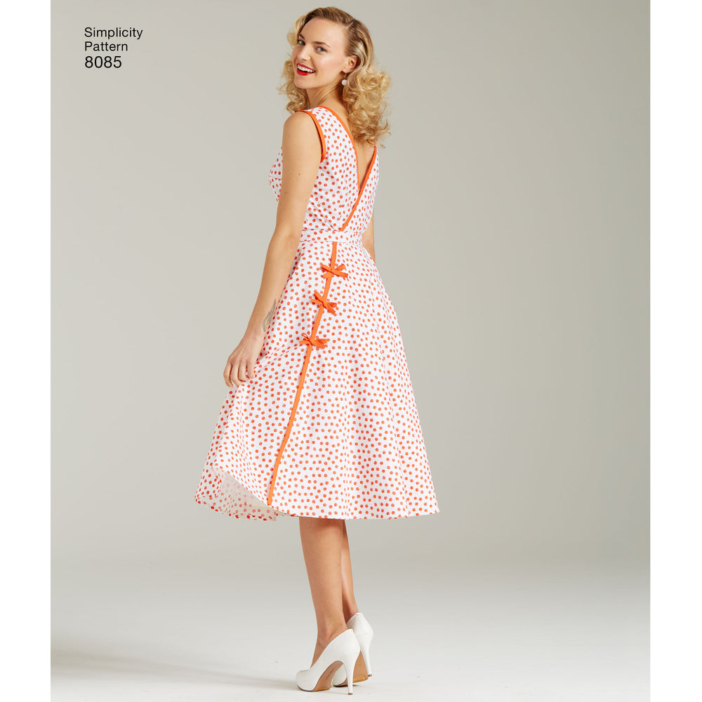 Simplicity Vintage 1950's Dress S8085