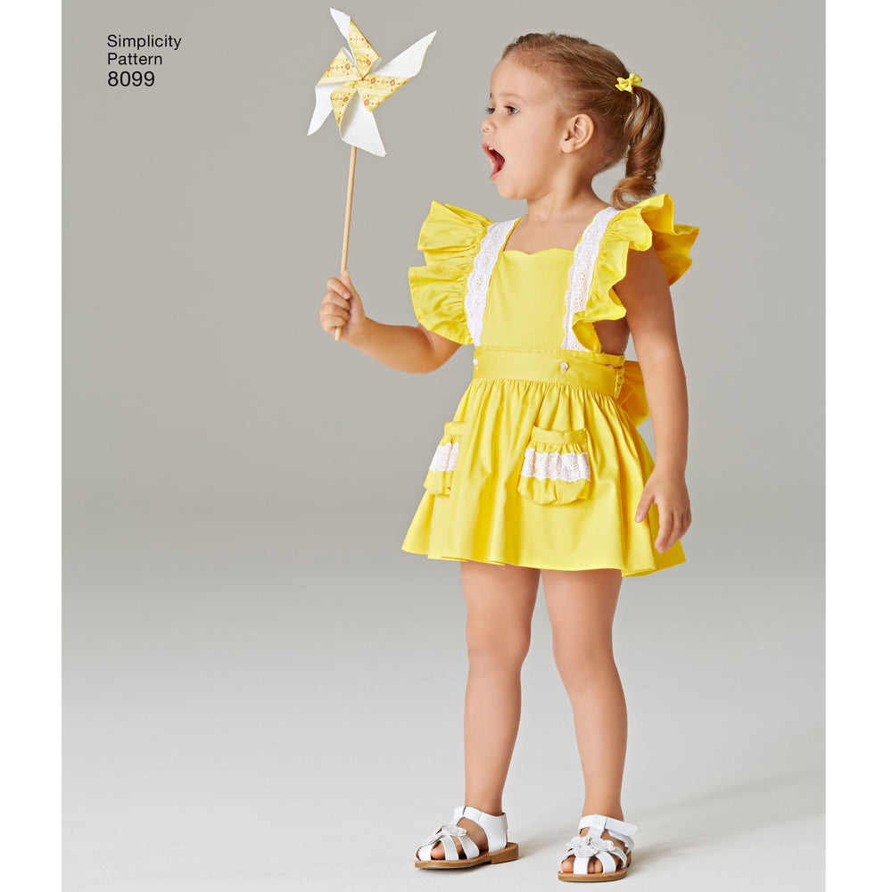 Simplicity Baby/Child Romper and Skirt S8099