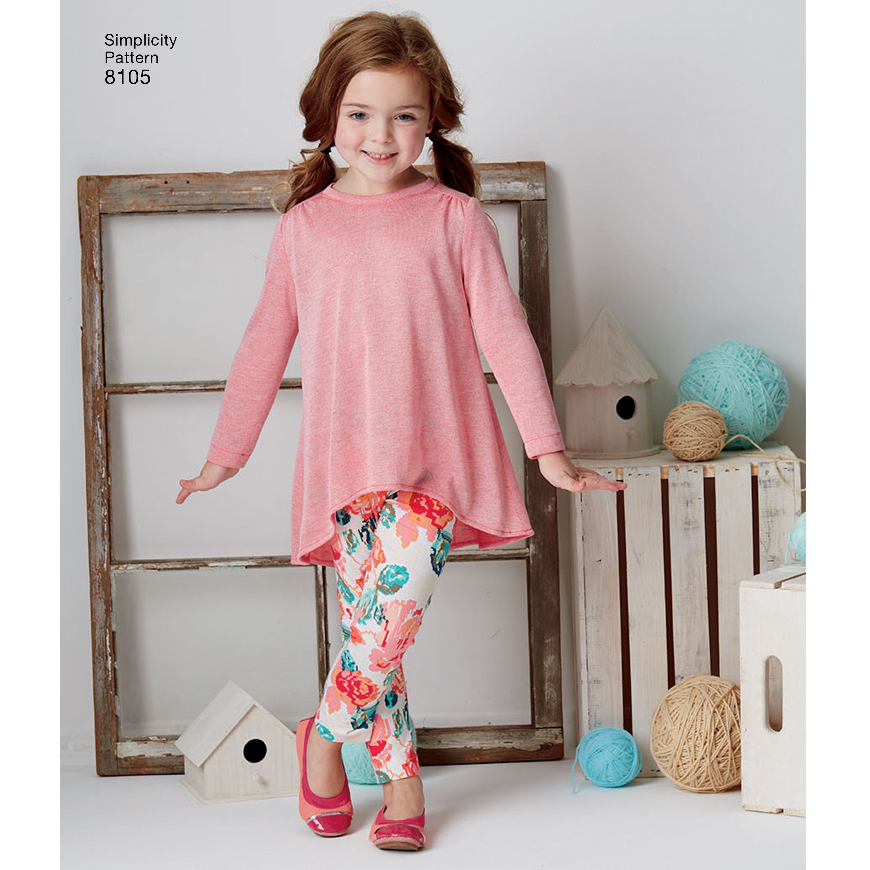 Simplicity Child/Teen Tunics, Leggings S8105