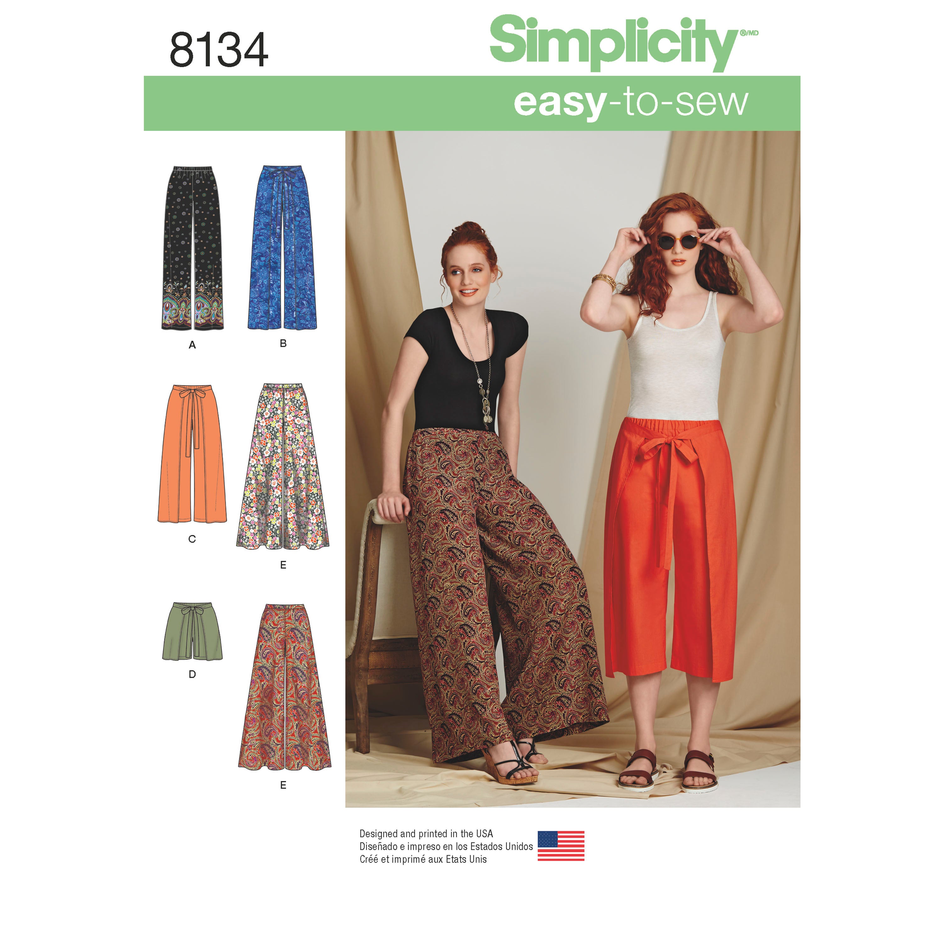 Simplicity Trousers and Shorts S8134