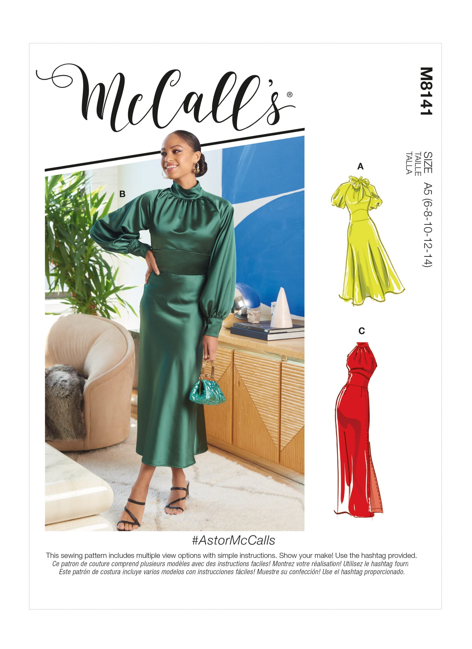 McCalls Dresses M8141