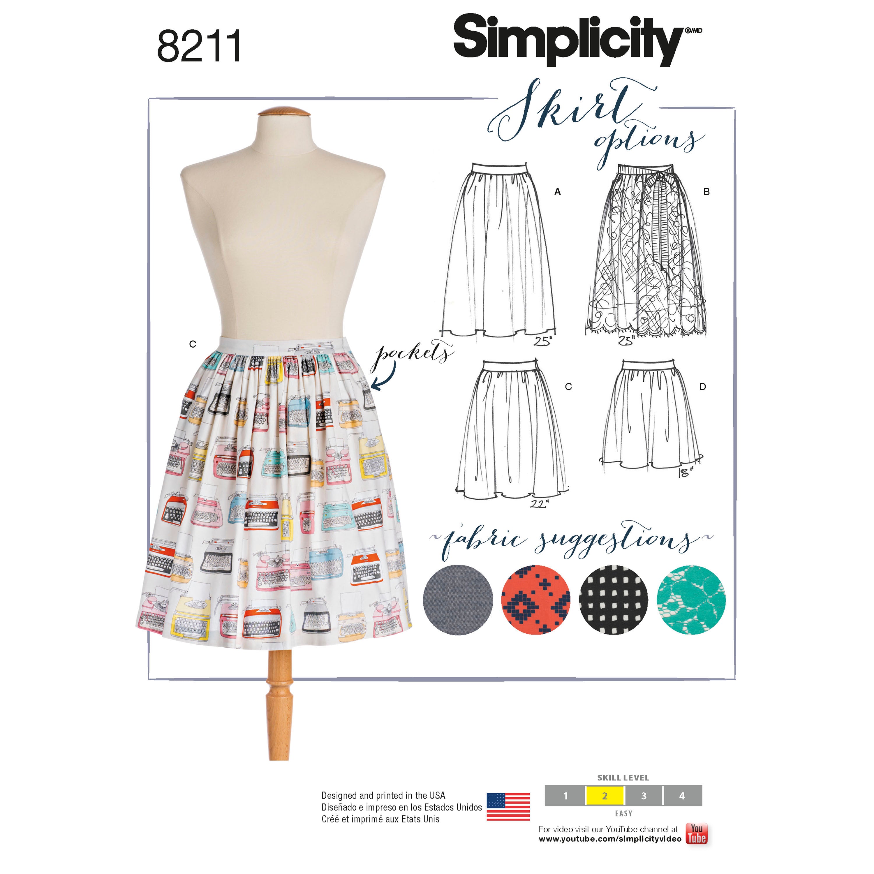 Simplicity Skirts S8211