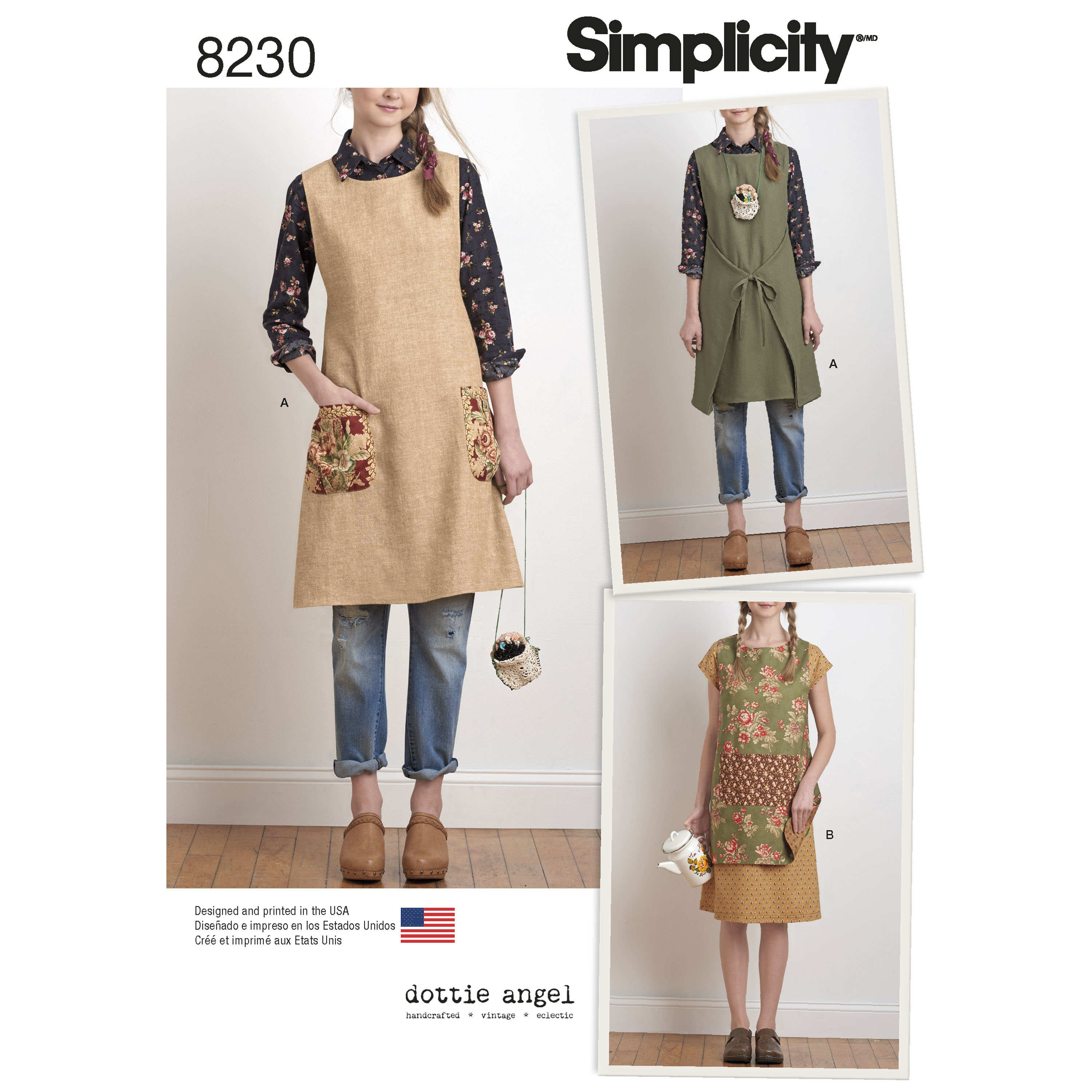 Simplicity Apron Dress and Tabard S8230
