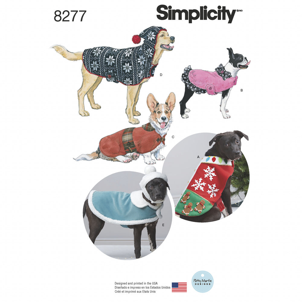 Simplicity Dog Coats S8277