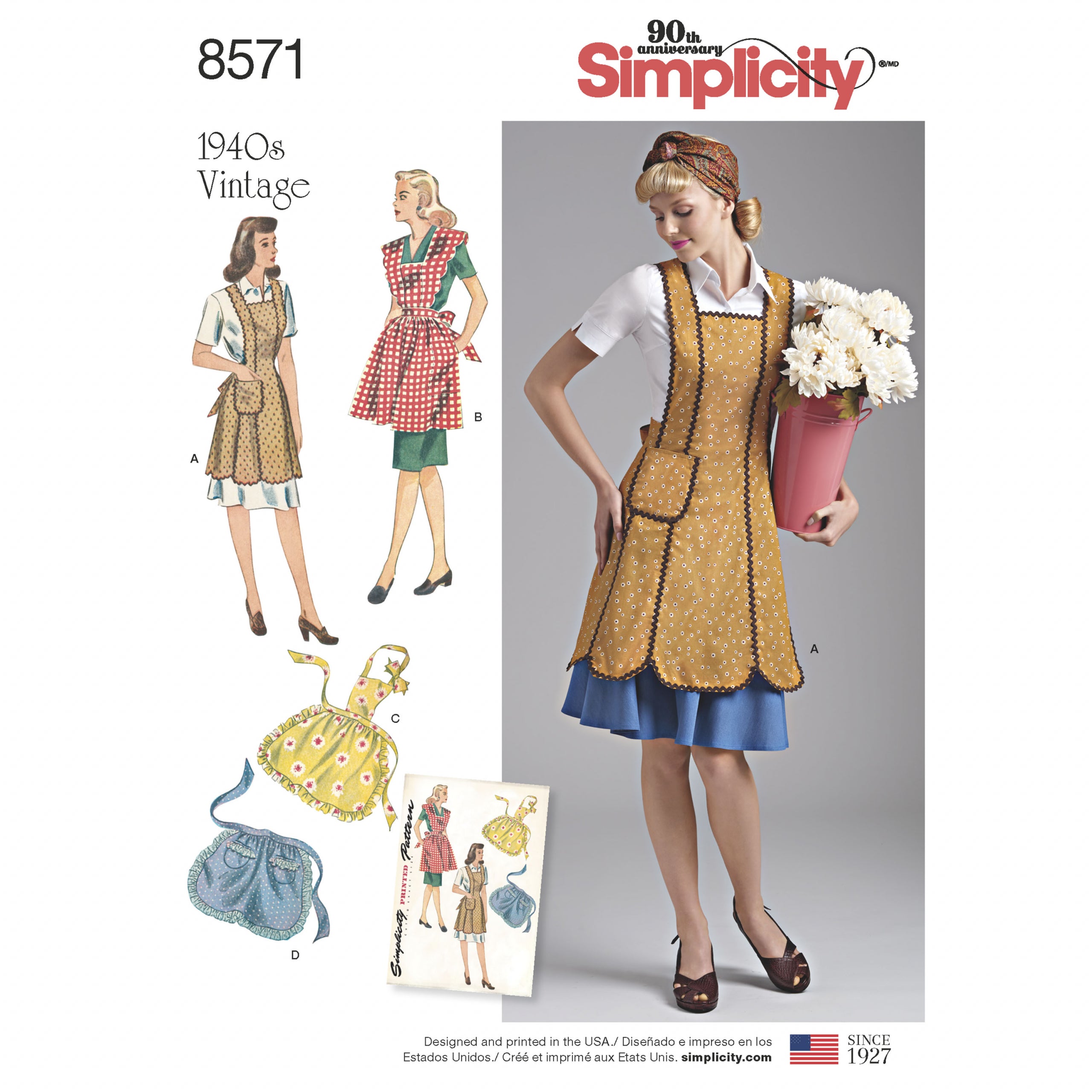 Simplicity Vintage Apron S8571