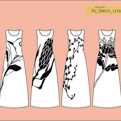 Pattern Union Sumekko Dress and Stencils