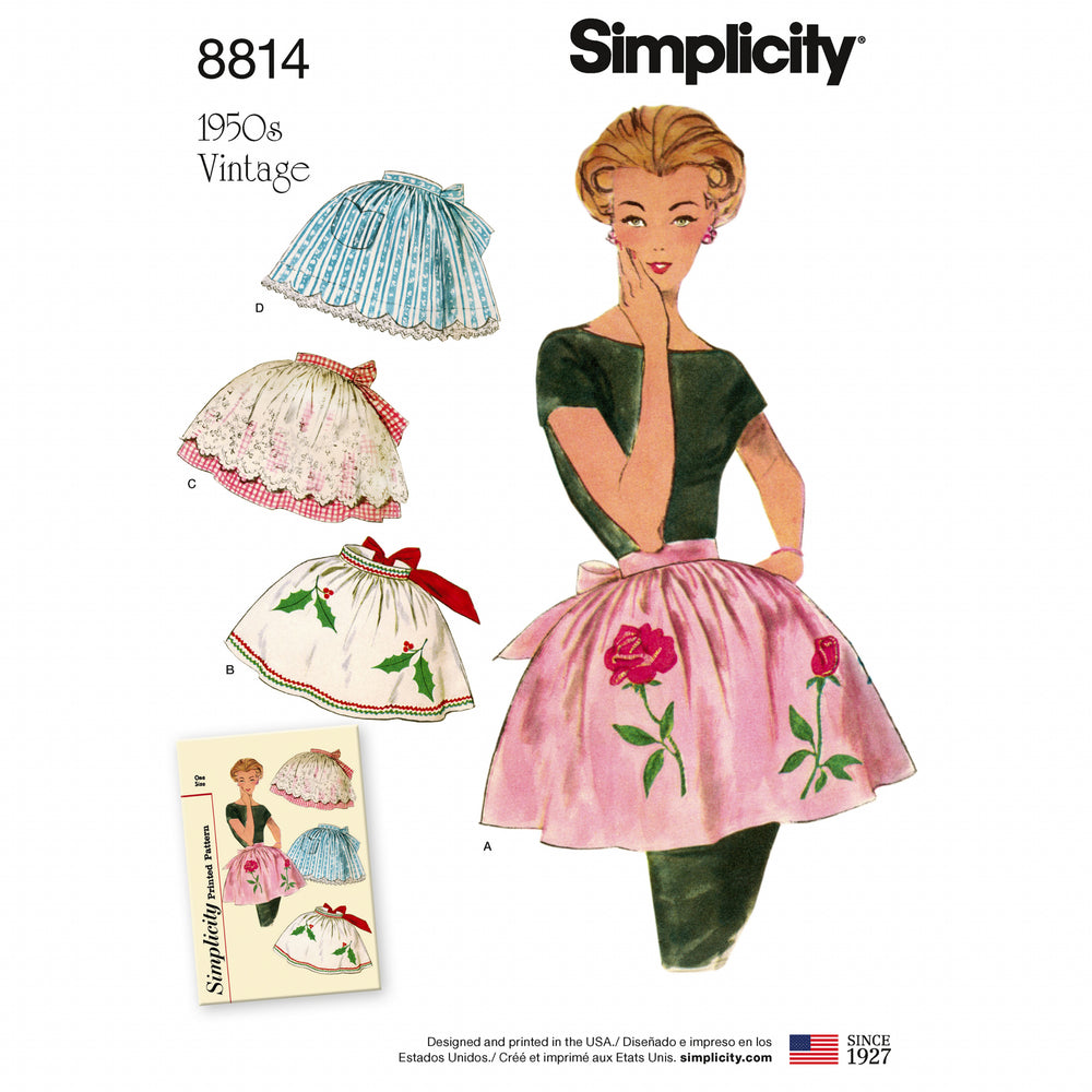 Simplicity Vintage Aprons S8814