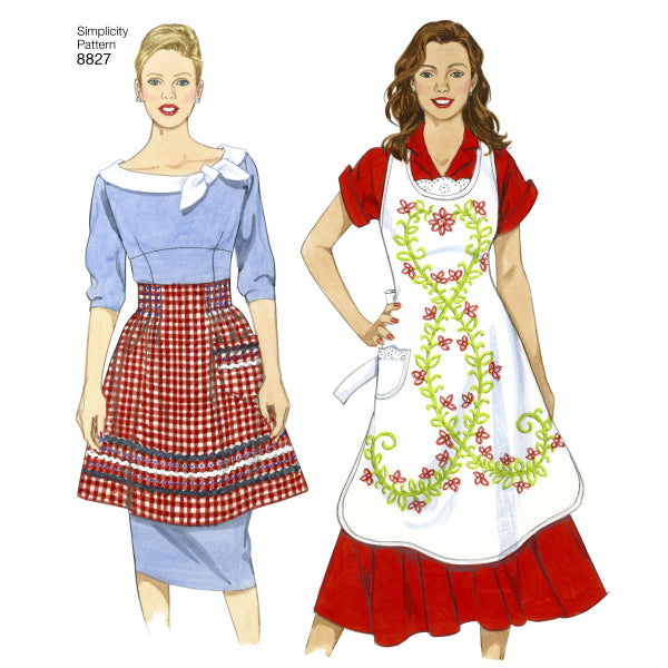 Simplicity Aprons S8827