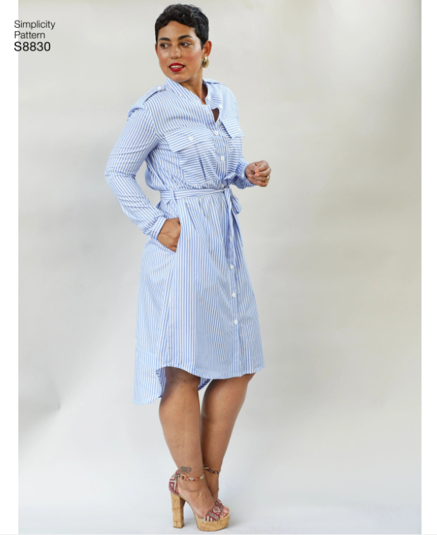 Simplicity Shirtdress S8830