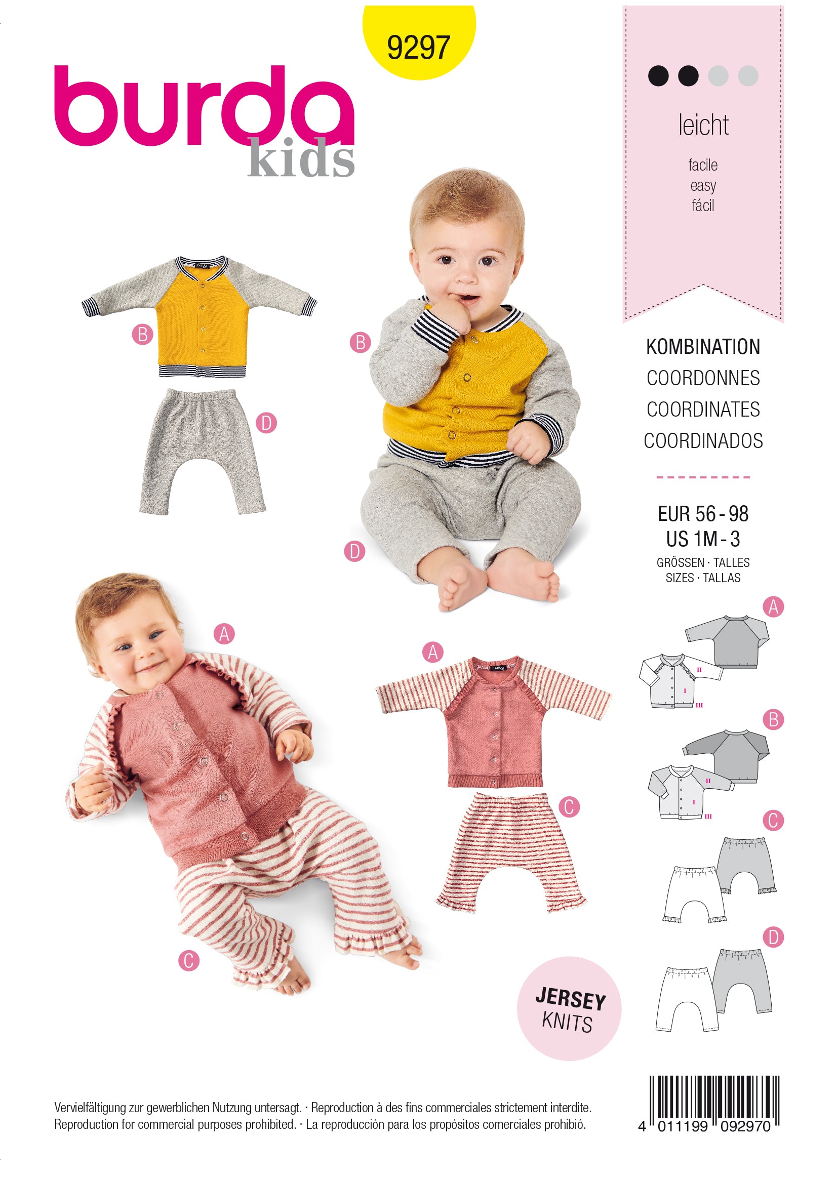 Burda Baby/Child Top and Trousers 9297