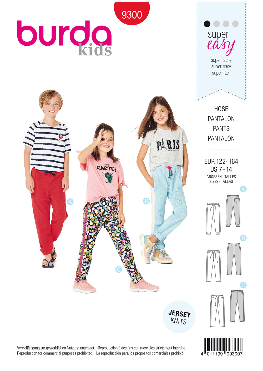 Burda Child/Teen Joggers 9300