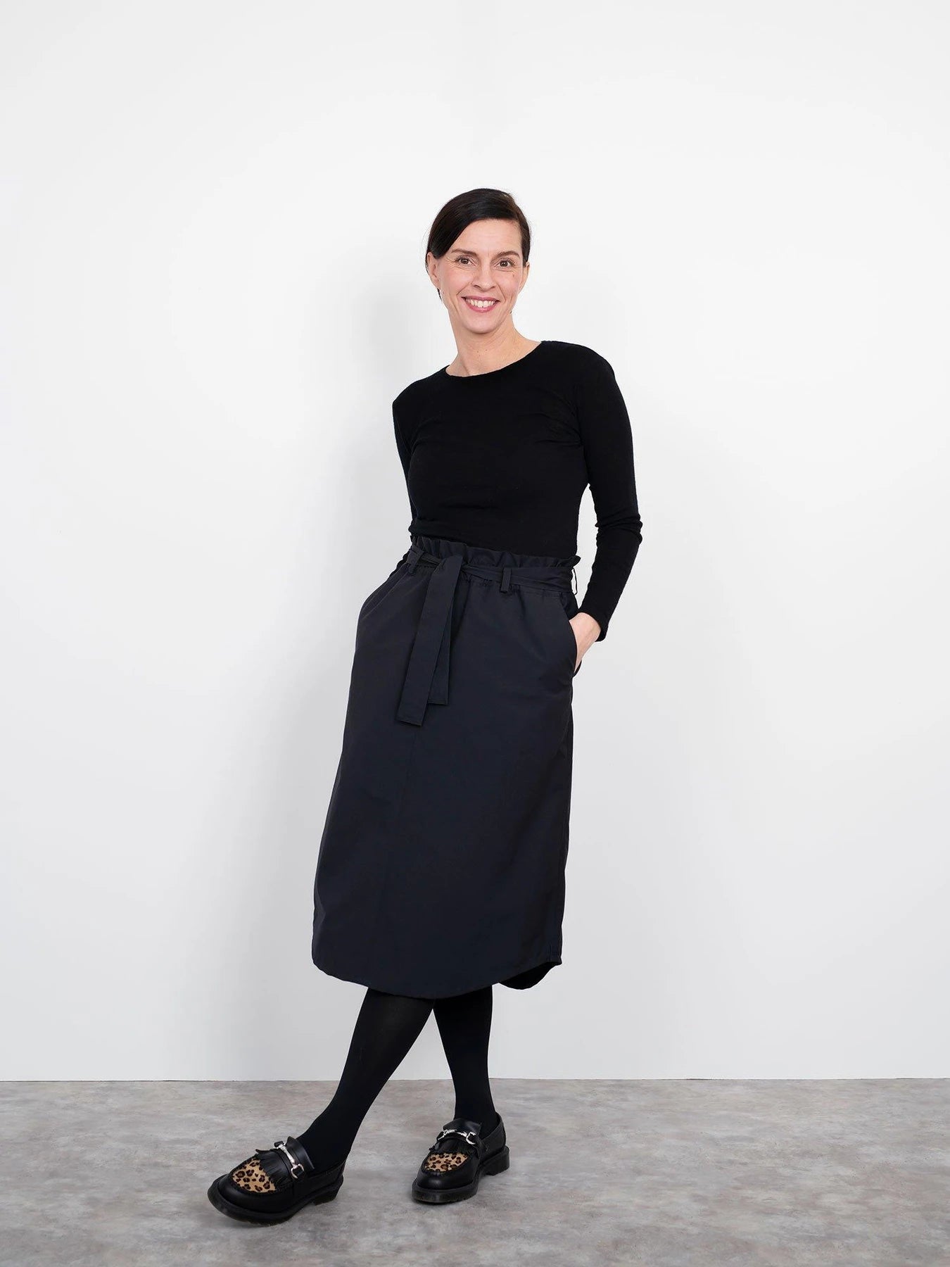 The Assembly Line A-line Midi Skirt