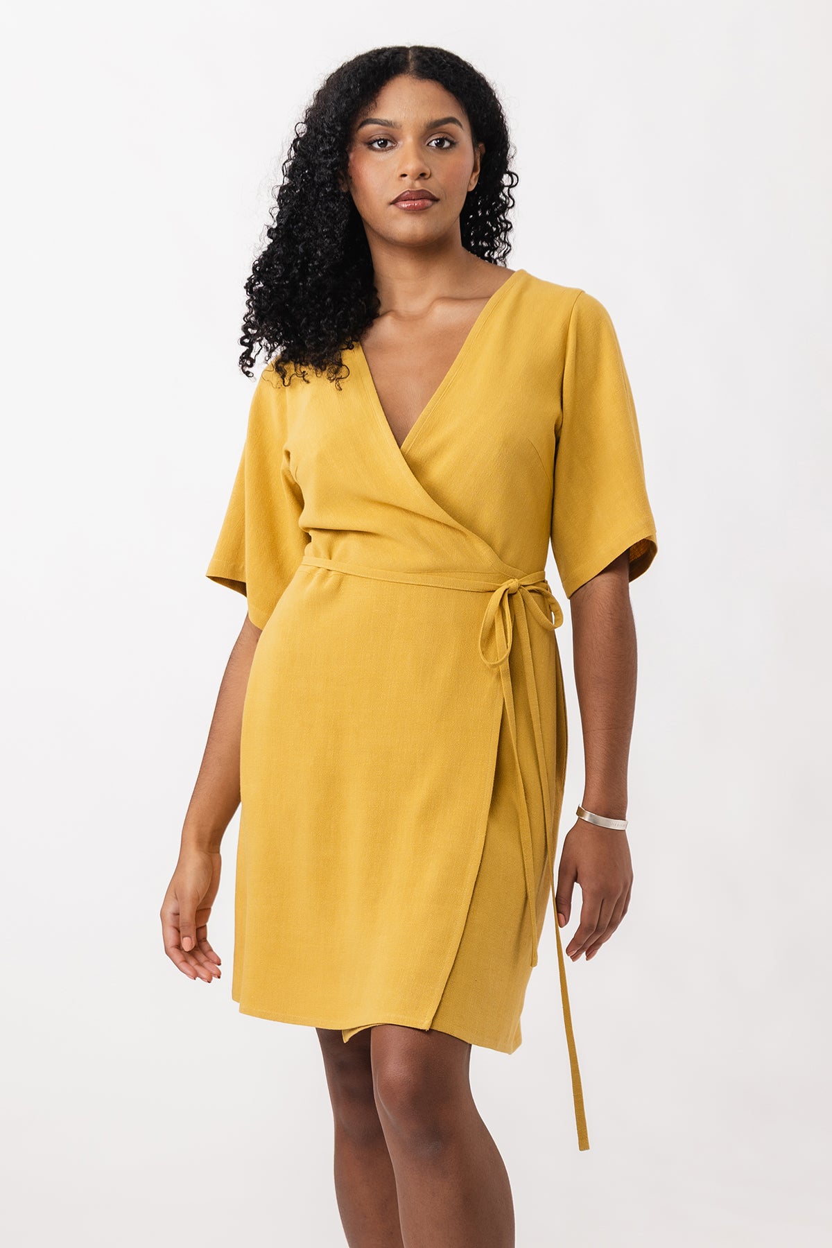 Named Aaria Mini Wrap Dress