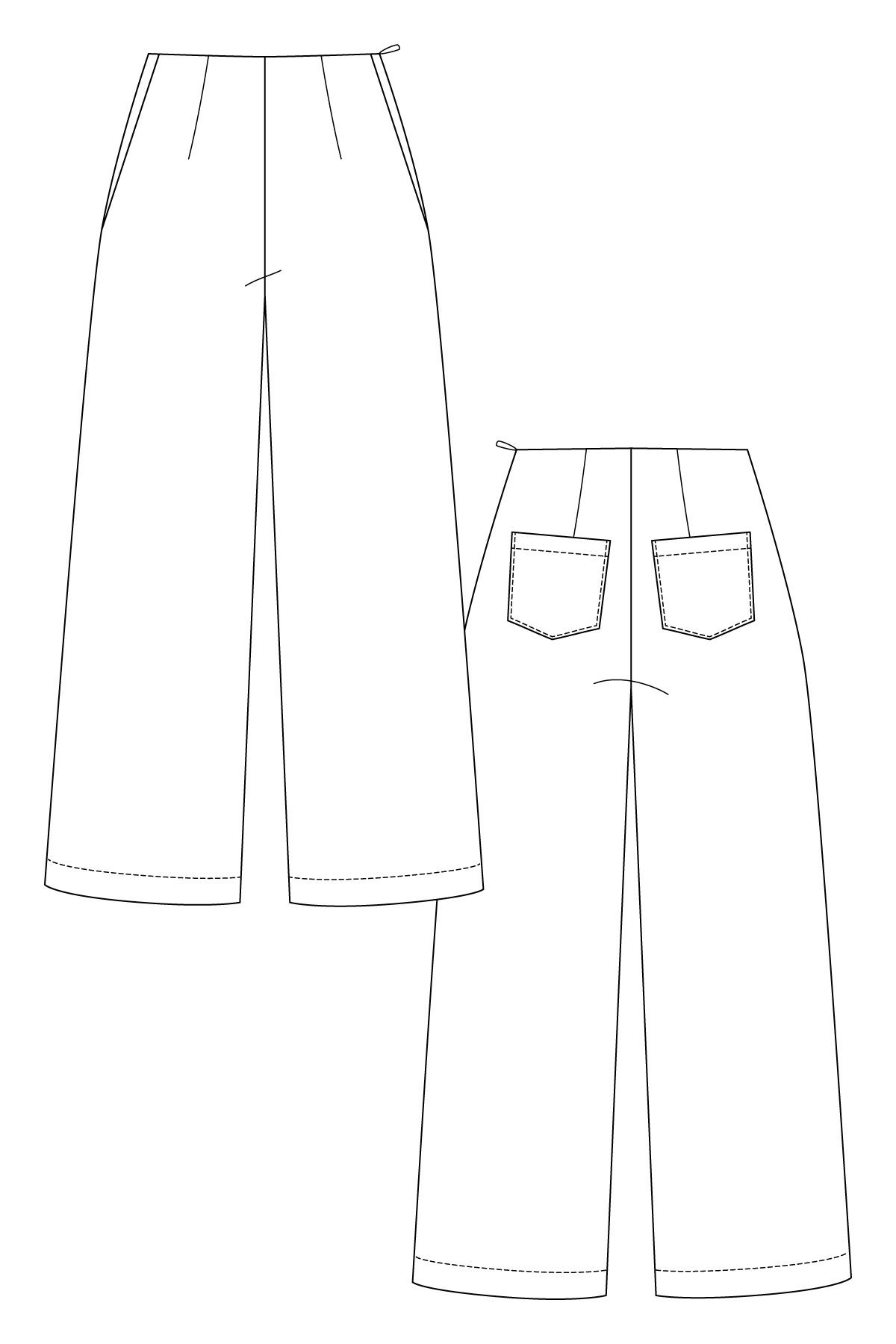 Named Airi Wide Leg Trousers