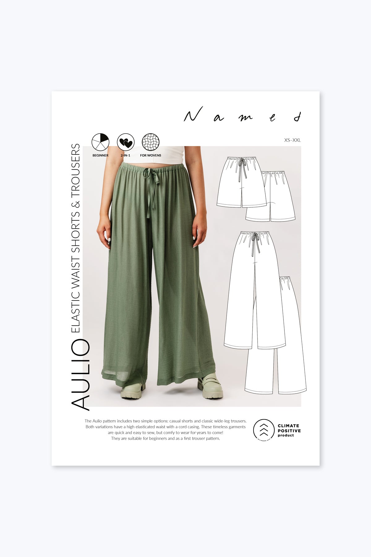 Named Aulio Elastic Waist Shorts and Trousers