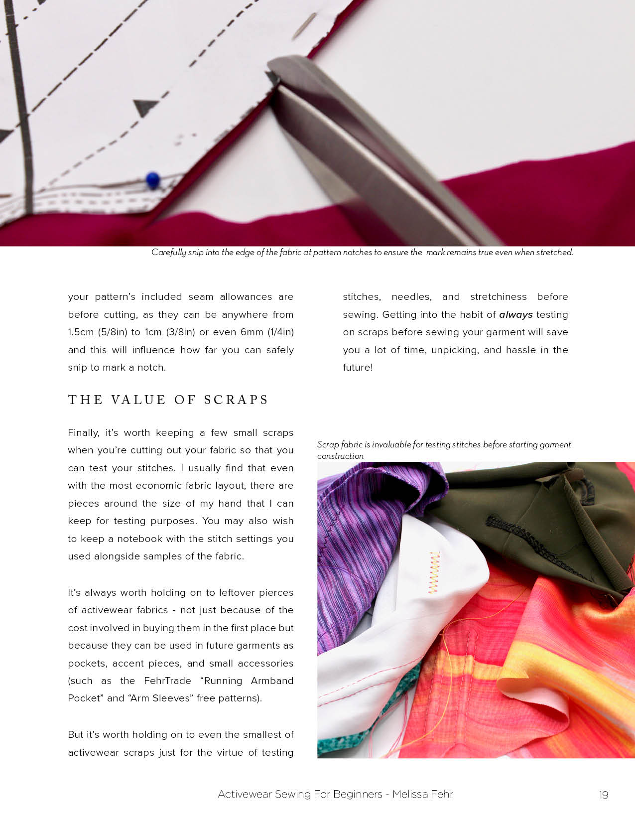 Fehr Trade Activewear Sewing for Beginners E-book