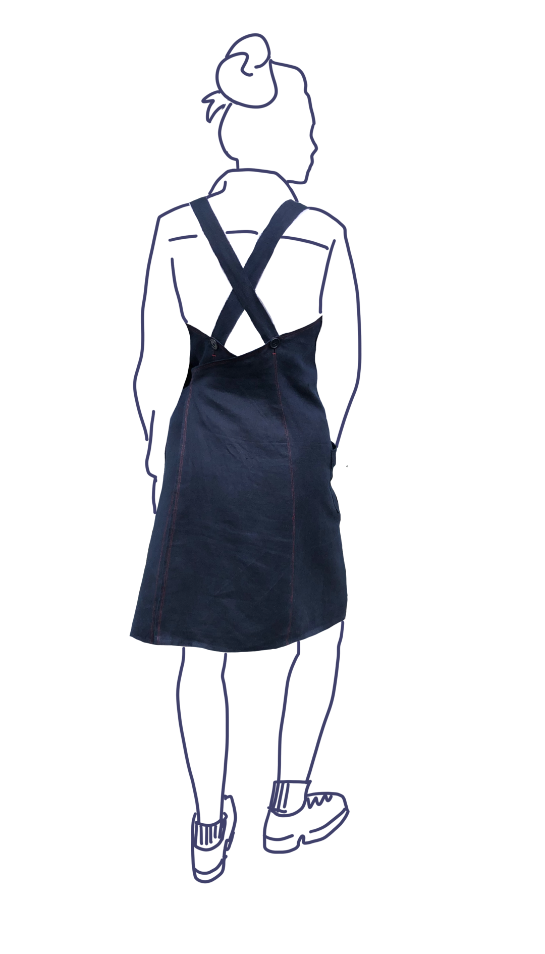 Alice & Co Patterns Adele Apron Dress