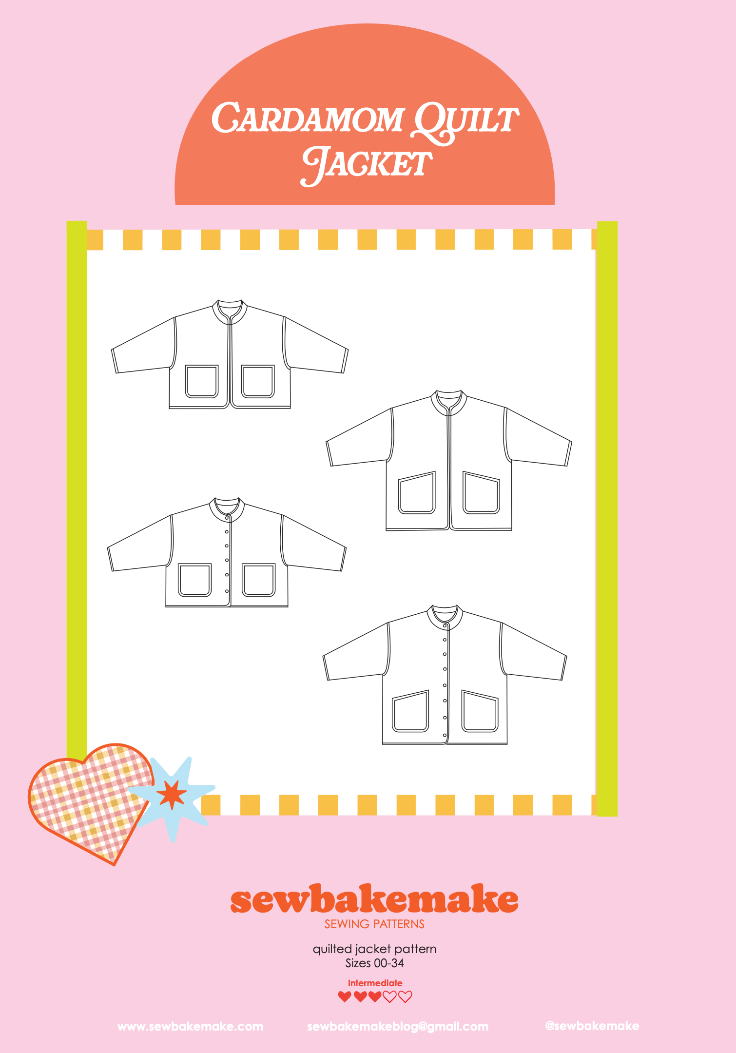 Sew Bake Make Cardamom Quilt Jacket