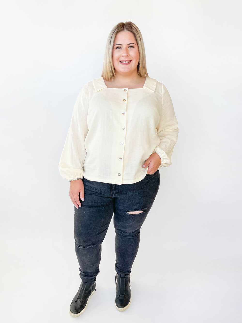 Jennifer Lauren Handmade Aisling Blouse