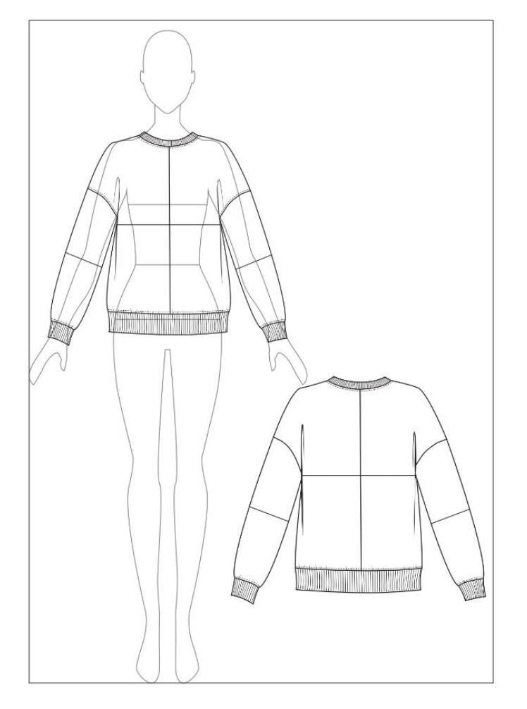 Kate's Sewing Patterns Alex Sweatshirt