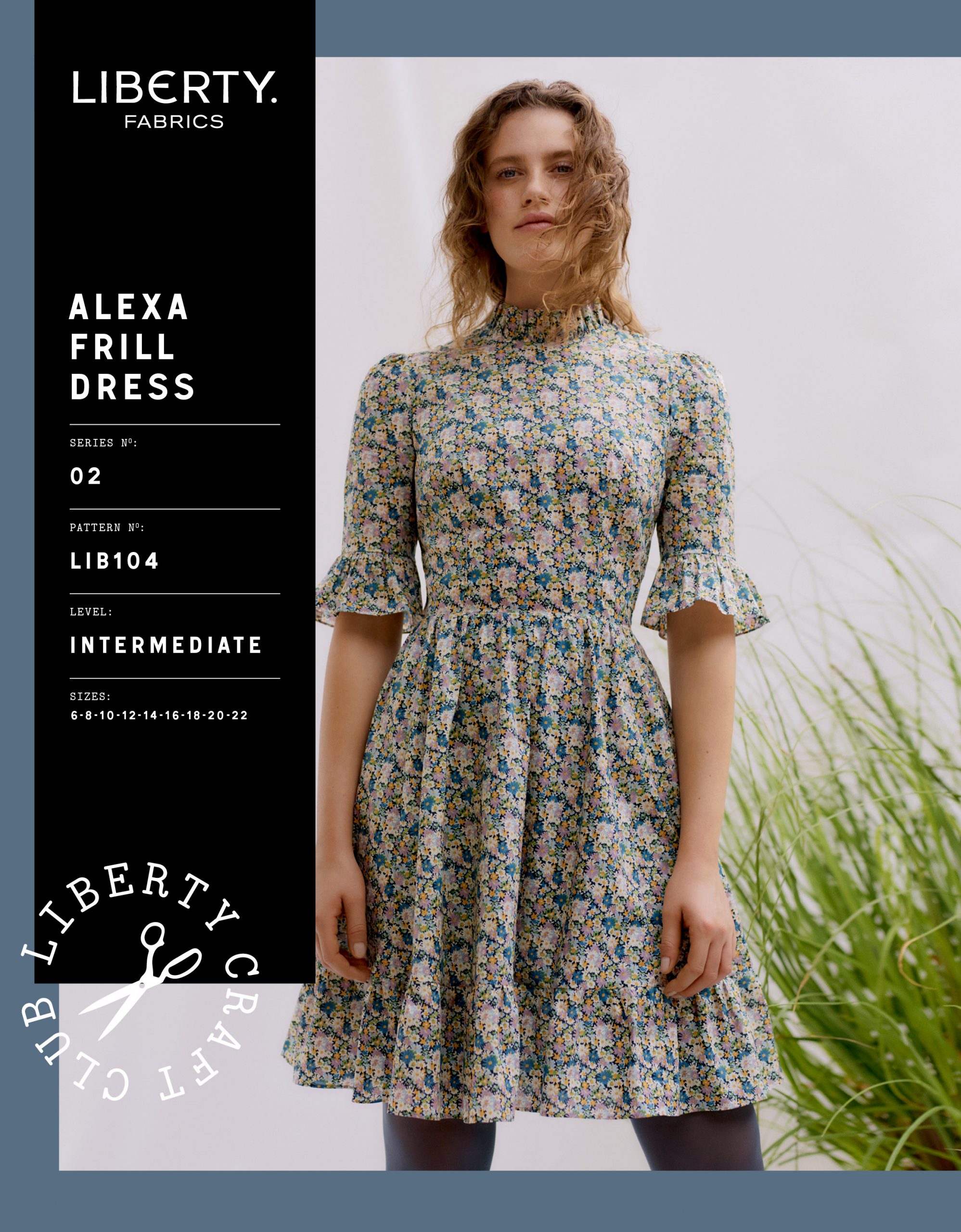 Liberty Sewing Patterns Alexa Frill Dress
