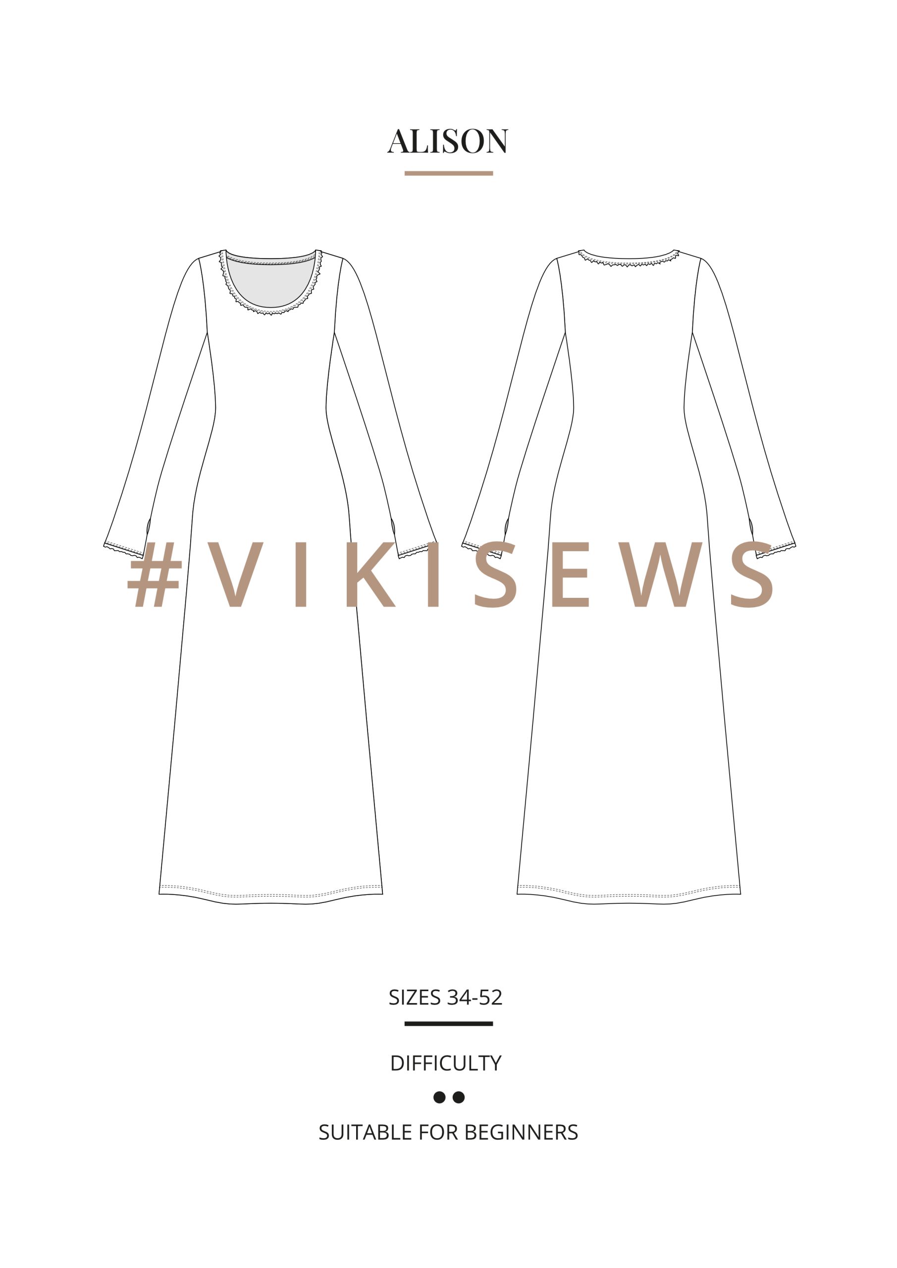 Vikisews Alison Dress