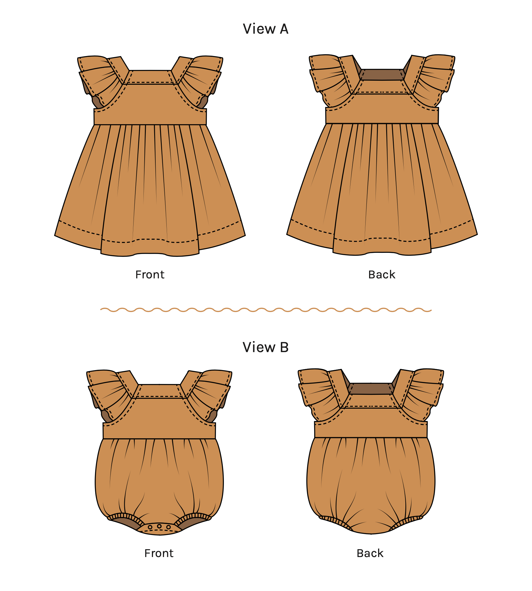 Oh Me Oh My Baby/Child Amelia Dress and Romper